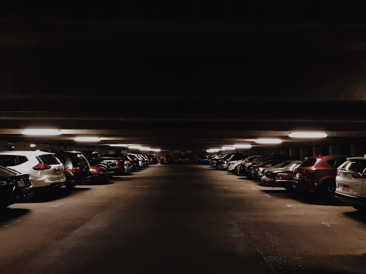 Parking souterrain avec couverture WiFi réseau sans fil