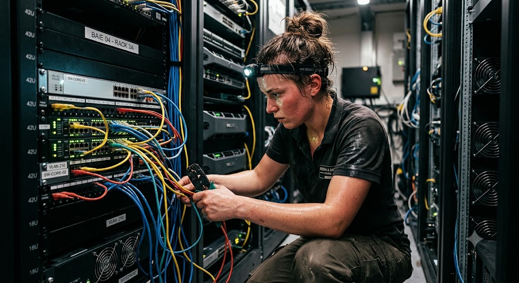 Supervision et entretien d'une baie informatique